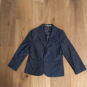 Janie and Jack Gray Boys Classic Gray Blazer